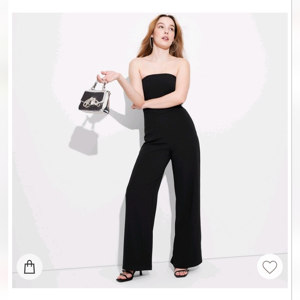 Wide Leg Tube Jumpsuit Wild Fable